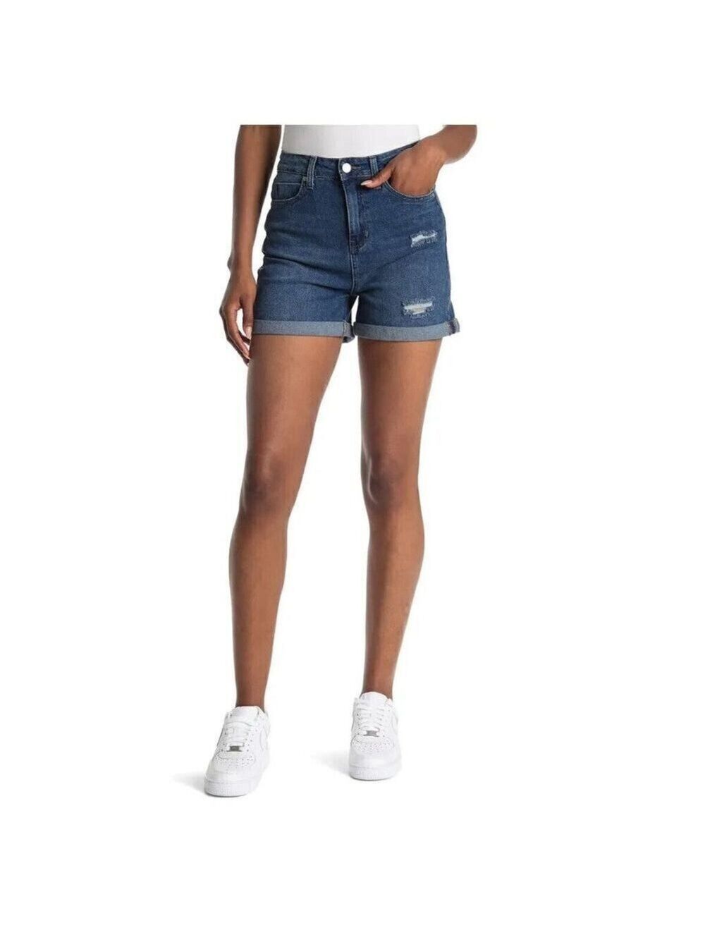 ABOUND BNWOT Womens Rolled Hem Hi-Rise Jean Shorts